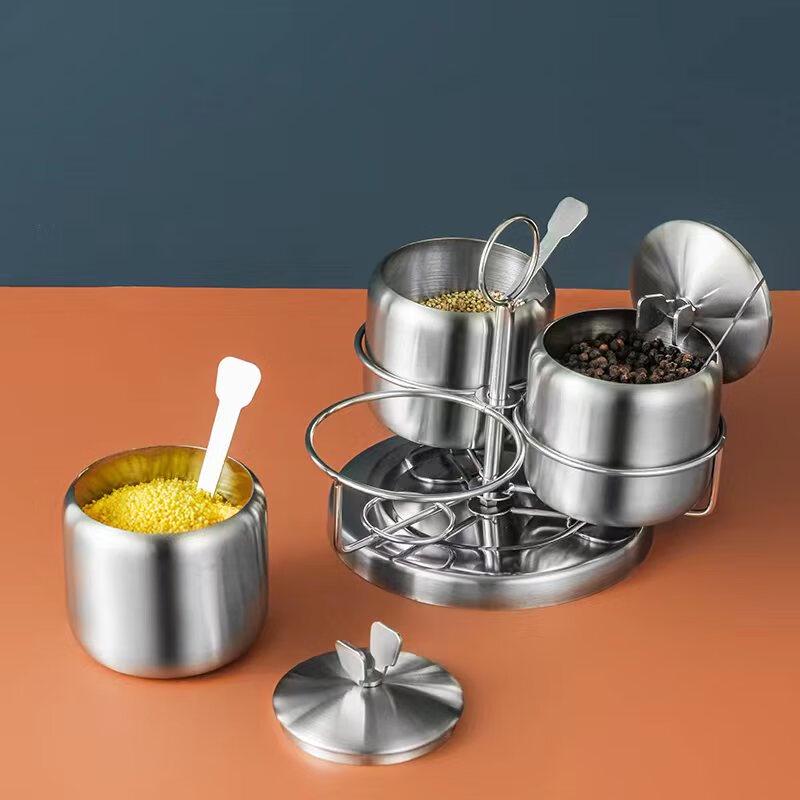 Hanlu 304 Stainless Steel Spice Jar Collection