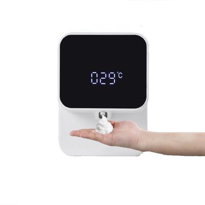 Intelligent automatisk dispenser för flytande tvål med temperatursensor induktionsskum Handtvättenhet LED-display Handdesinfektionsmedel