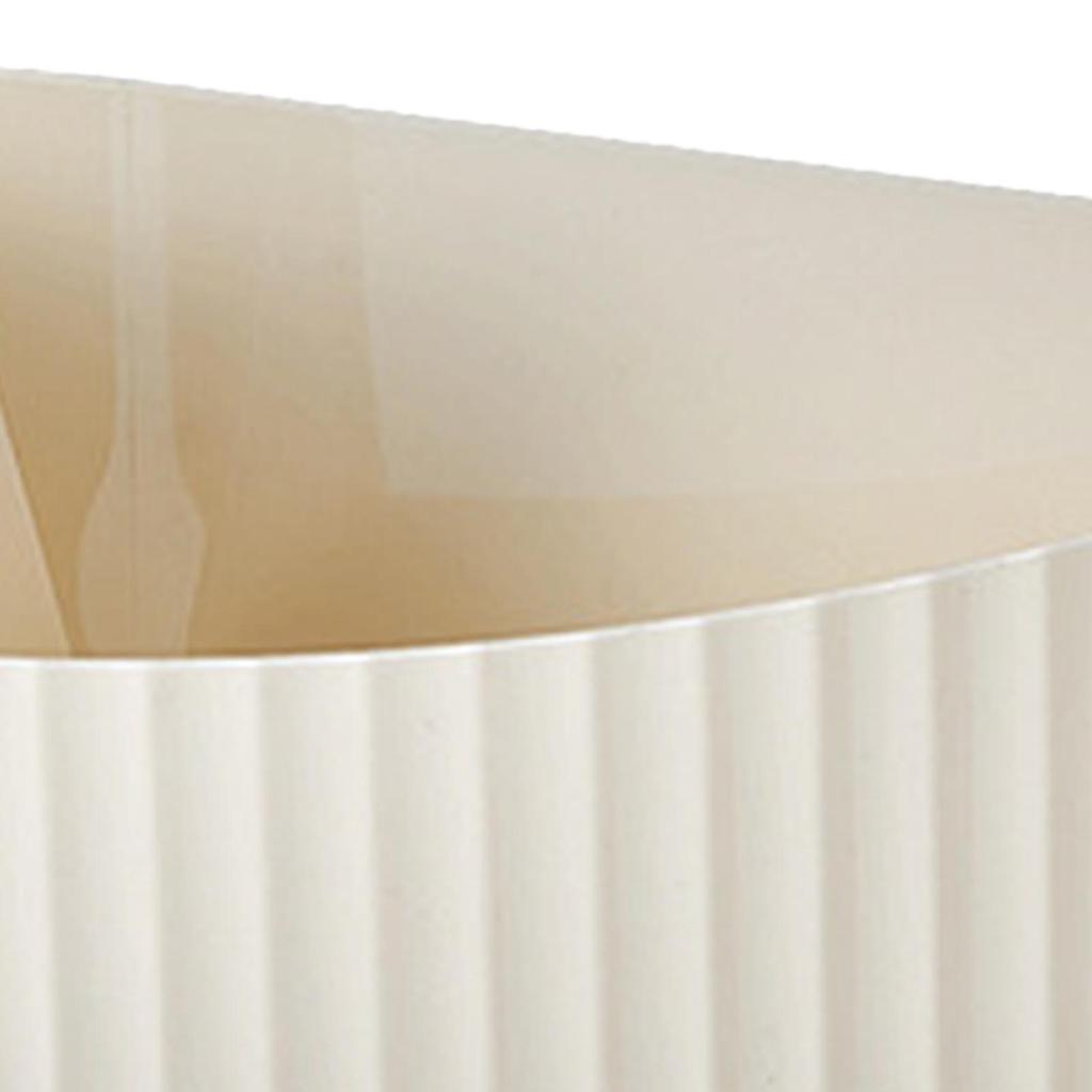 Garbage Bag Dispenser Wall Mounted Plastic Trash Bag Holder for Kitchen Bathroom Cream Color