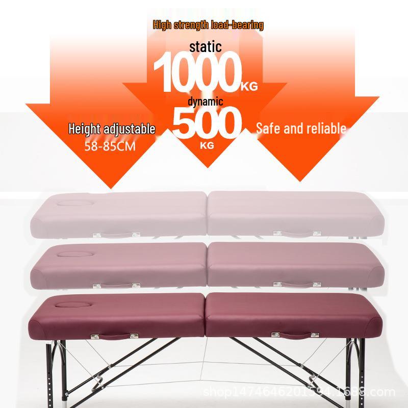 Solid Wood Folding Massage & Acupressure Bed for Home Use - Tuina & Physiotherapy