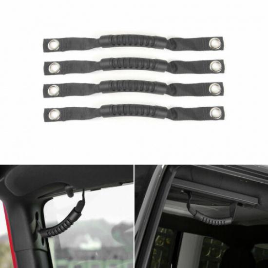 4er-Set Haltegriffe für den Überrollbügel des Jeep Wrangler JK (2007–2017) mit ABS