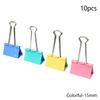 10pcs/lot Large Size Black Metal Binder Clips 15mm/19mm/25mm/32mm Notes Letter Paper Clip Filer Holder Clamp Binding Supplies