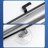 No Drilling Retractable Roller Window Shades Silver Coating Black Blackout Blind Shade Temporary Cover Curtain for Home Car