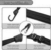 60/90CM Motorradhelmriemen Motorradzubehör Haken Gepäck Einziehbar Elastisches Seil Befestigungsgurt Motorradhelm