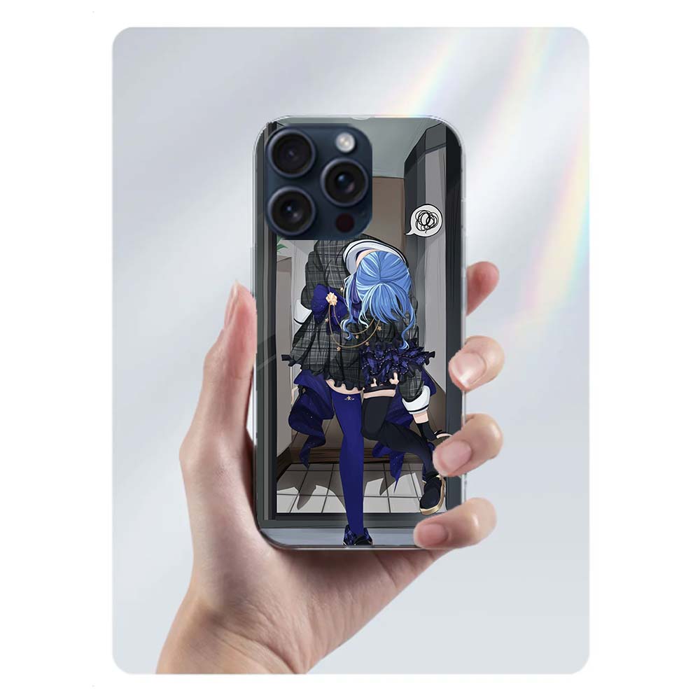Suisei H-Hoshimachi Clear Phone Case For Iphone 17 Air 16 Pro Max 15 Pro 14 Plus 17E 16E 11 13 12 Mini Cover Cases Fundas Cell T