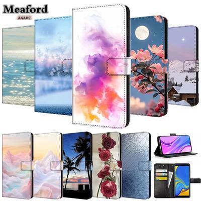 For Samsung A16 Magnetic Wallet Shell Relief Capa Leather Case Protector Book Flip Cover Galaxy A06 A56 A26 A36 A 16 06 56 36 26