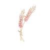 Elegant Wheat Spike Brooch Pin for Women Suit Lapel Decoration Coat Accessory Fine Metal Alloy Craftsmanship