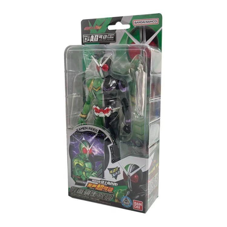 

Latest Bandai Kamen Rider 17.5cm Vocal Joint Super Mobile Doll Emperor Riding Double Riding Model Toy Scene Ornament Gifts Playthings