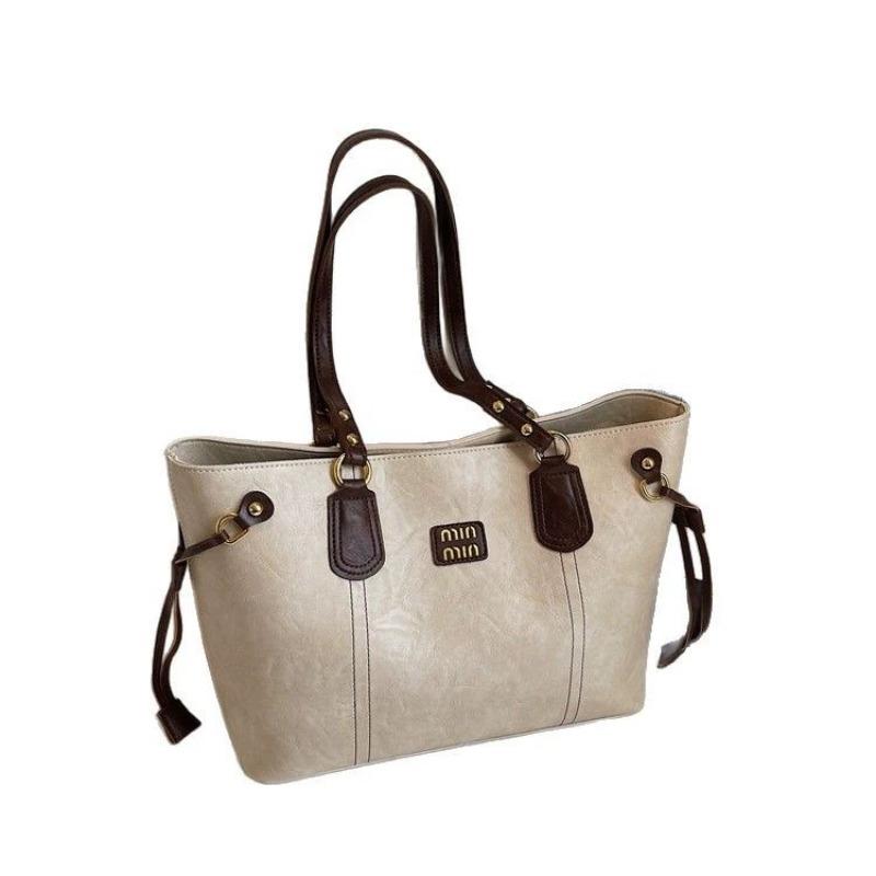 New minimalist PU large capacity underarm tote bag for women, fashiable casual shoulder bag, stylish handbag