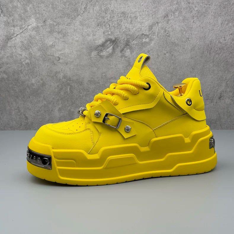 

Men s Original Design Thick-Soled Height-Increasing Sneakers 2025 Spring New High-End Casual Sneakers Shoes 39