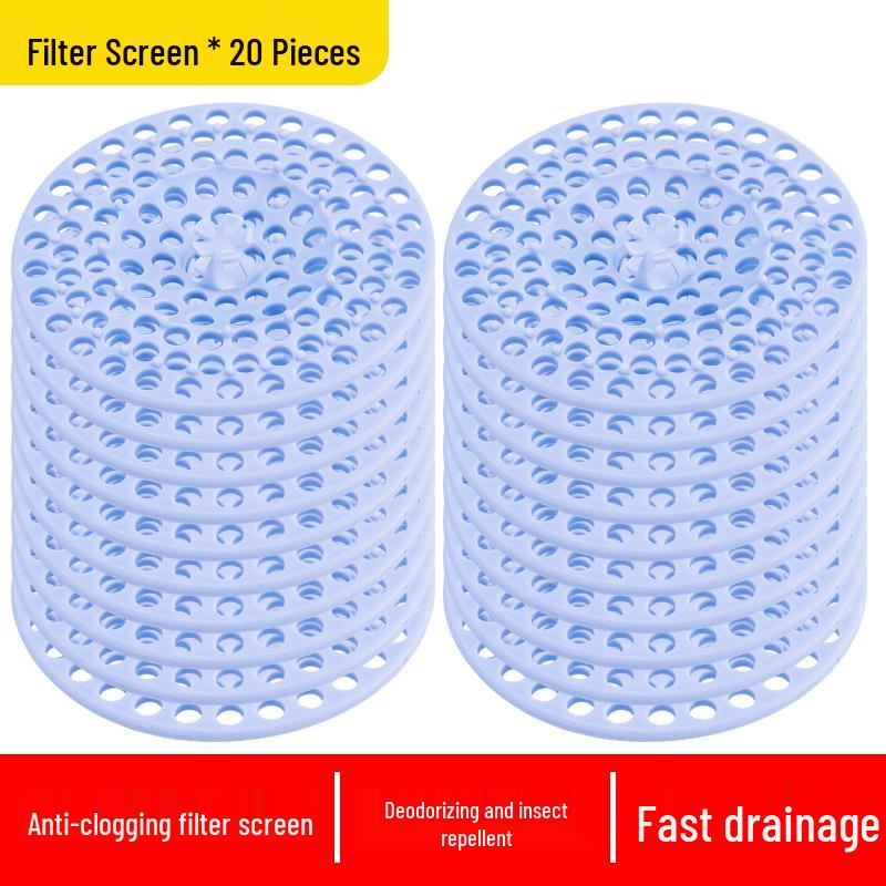Universal Anti-Odor & Insect-Repellent Sewer Cover for Bathroom Drains
