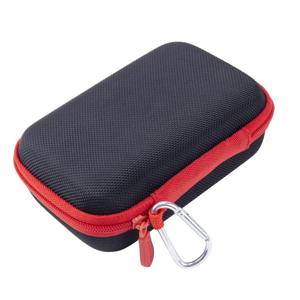 Aenllosi Storage Case Compatible with Olympus Digital Camera Tough TG-7 / TG-6 / TG-5 / TG-4 / TG-3 / TG-2 (Red Zipper) (Case Only)