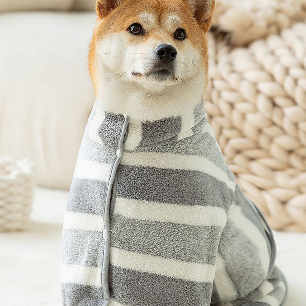 Peignoir pour chien à séchage rapide Serviette de bain ultra-absorbante pour chien Manteau épaissi doux pour chien pour séchage d'animal de compagnie Pour les amoureux des animaux de compagnie Accessoires de bain
