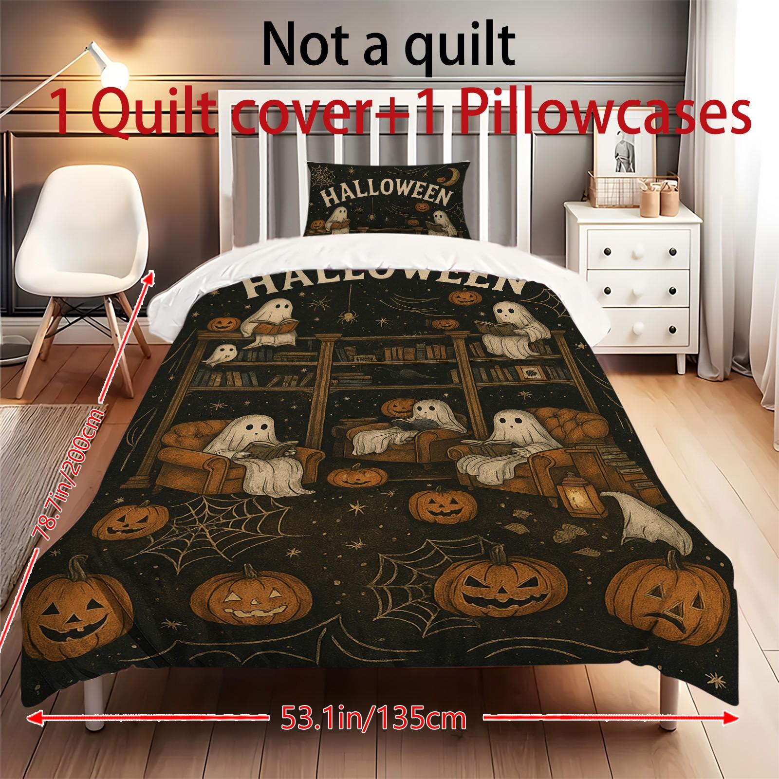 

Пододеяльник с принтом рождественских украшений. Супермягкая матовая микрофибра для двуспальной кровати. Удобный комплект с застежкой-молнией и 2 наволочками. One Size