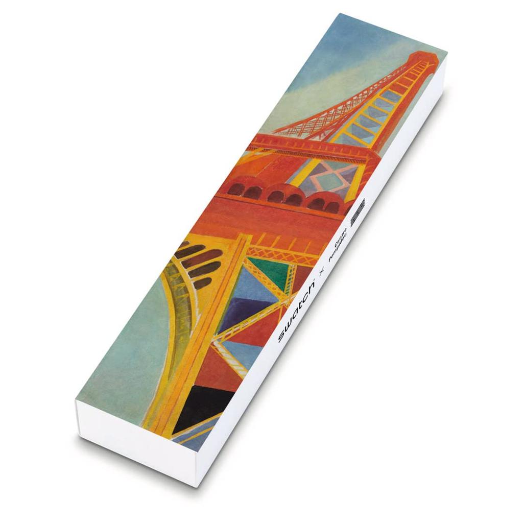 Swatch EIFFEL TOWER, BY ROBERT DELAUNAY Gent GZ357 Blue Wristwatch