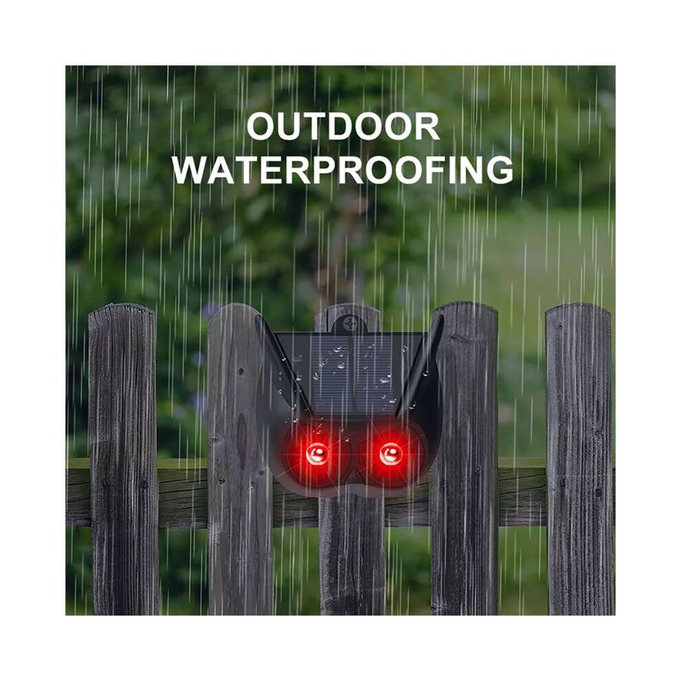 Solar Animal Repellent Device IP55 Waterproof Wild Boar Rabbit Repeller Nighttime Deer Deterrent for  Raccoon Coyote