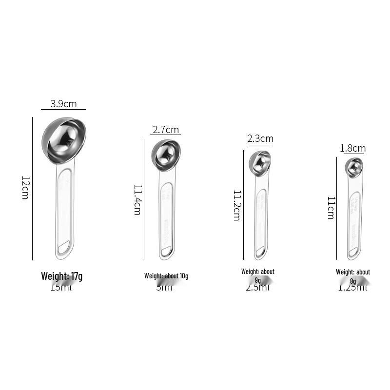 

MDNG Stainless Steel Measuring Spoon Set