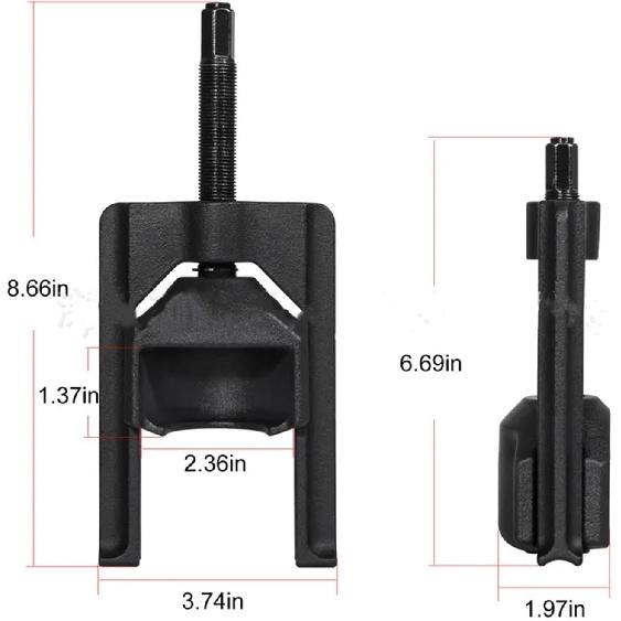 

Универсальный съемник шаровых опор, инструмент для снятия приводов, регулируемый съемник шаровых опор, совместимый с инструментом для рулевого управления автомобиля грузовика