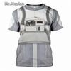 Darth Vader Cosplay Kostüm T-Shirt 3D Vollständig bedruckt Herren T-Shirt Neue Mode Kurzarm