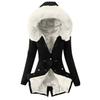 European Size Women's Mid-length Hooded Cotton Parka Coat - Winter Warmth