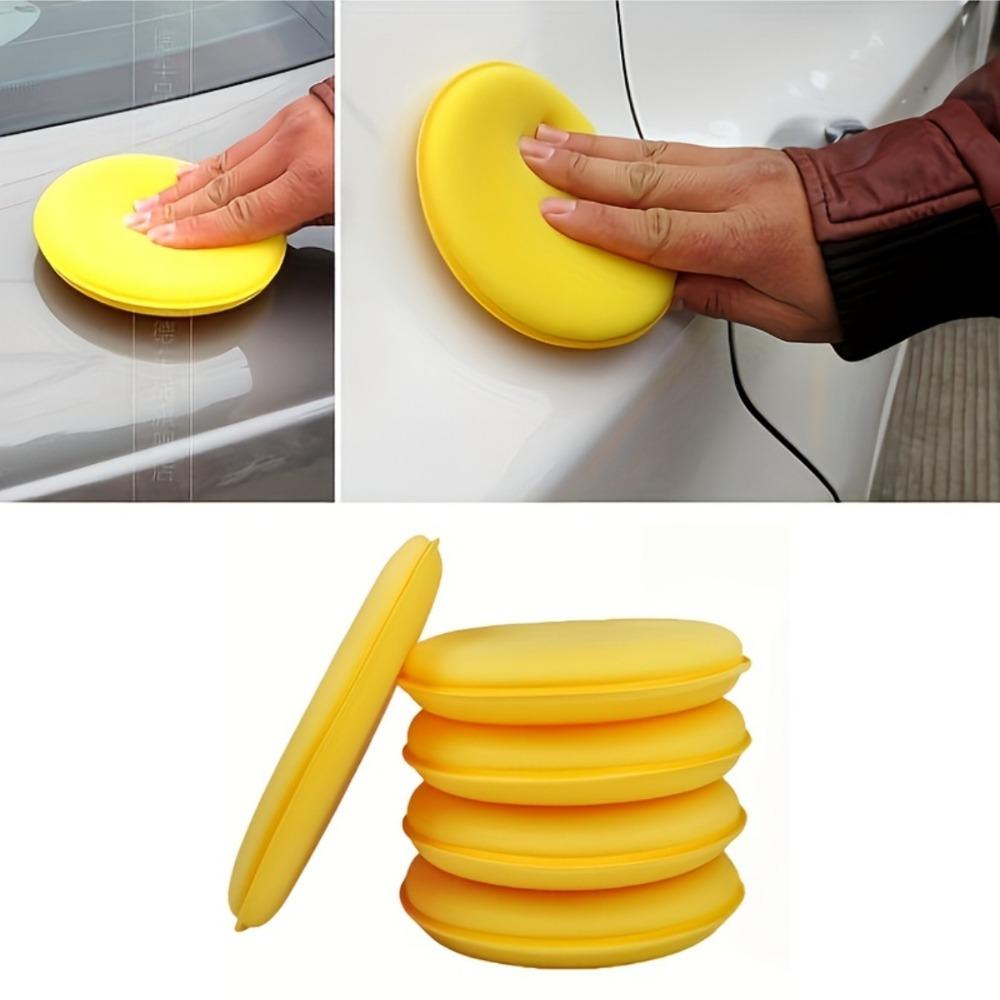 Wax applicator pad for Ultra soft foam details for car, round foam sponge, washing cleaning tool, auto accessories