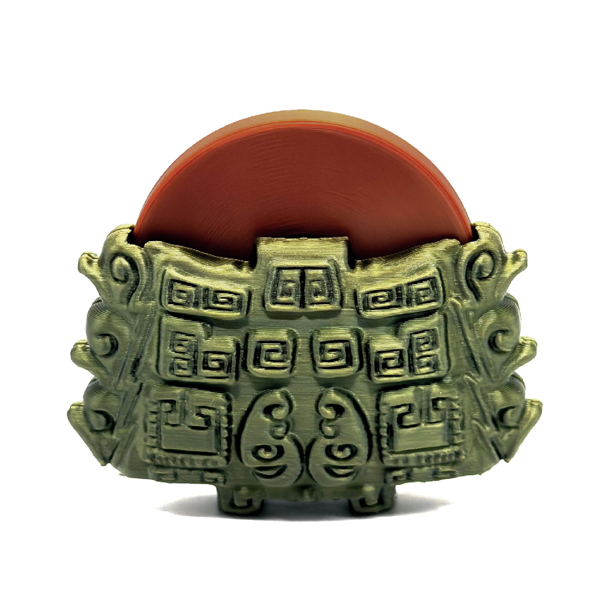 3D-печатная подвеска-игрушка-украшение «Машина времени Луиса Ку» из нефрита