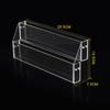 2-6 Tier Acrylic Book Display Stand Desk Bookshelf Newspaper Holder Magazine Rack Finishing Display Shelf Storage Rack Organizer