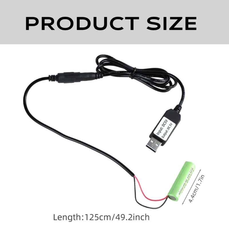 USB 5V to 3V LR03 Battery Eliminators Battery Power Supply Adapter for LED Light,Remote Wireless Electronics