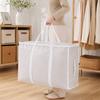 Moisture-Proof Strong Moving Packing Luggage Bags Extra Large Clear Home Closet Clothes Quilt Storage Organizer Foldable Handbag