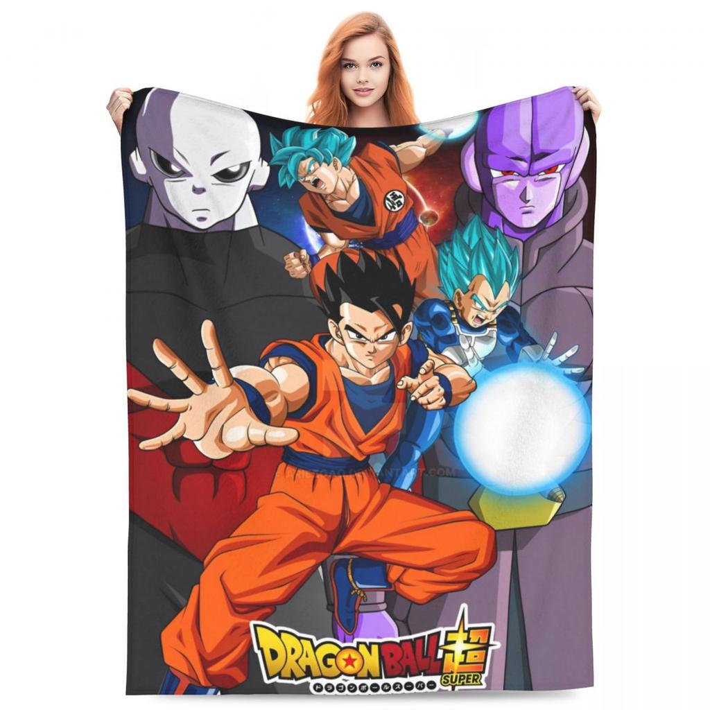 Anime D-Dragons B-Balls Soft Blankets Travel Plush Throw Blanket Funny Bedroom Flannel Bedspread Sofa Bed Cover