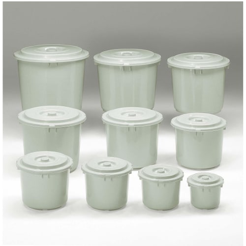 TONBO Shinki Gosei Pickle Container with Lid, 30-inch, Gray, Diameter 42cm x Height 35cm, Made in Japan