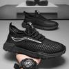 Men's shoes 2024 summer hollow breathable mesh shoes low-top young students running fashion trend casual sports shoes