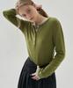 Deuloupisumeon Whale Henley Neck Long Sleeve T-Shirt [Olive]