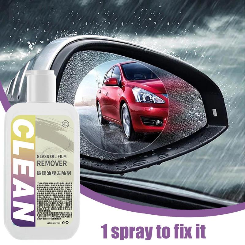 Oil Film Cleaner Window Oil Film Remover Windshield Cleaner For Auto Rain And Fog Resistant Stain Cleaning For Window Door United States