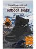 Men's Winter Waterproof Insulated Hiking Boots - Anti-Skid, Warm, Thick Velvet for Outdoor Snow Sports