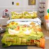 Farm Animal Trio Decoration Set Soft Comfortable Duvet Cover Bedding Set Included 1*Duvet Cover & 2*Pillowcases Gift