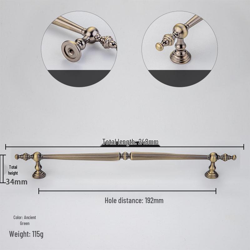 Gold European Modern Kitchen Cabinet Handle