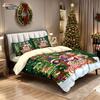 3pcs Christmas K-Pop Demon Hunters print coreless duvet cover set multi size bedroom bedding holiday decoration machine washed
