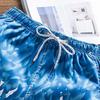 Summer Trunks Colorful Feather Print Elastic Waist Loose Beach Shorts for Swimming
