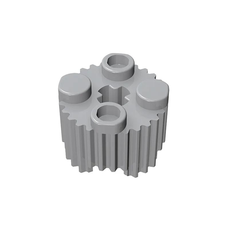 Lot 92947 Round 2x2 with Flutes Fluted and Axle Hole Brick Building Block Toy Compatible Educational Creative Size Gift DIY MOC