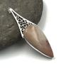 Natural Red Jasper Gemstone 925 Sterling Silver Jewelry Designer Pendant 3.2" AJP-450