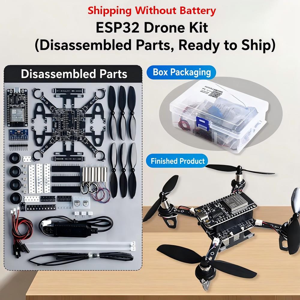 E1 Esp32 S3 Open Source Drone Kit Integrated Flight Controller Programmable Quadrotor For Indoor Flight Secondary Development