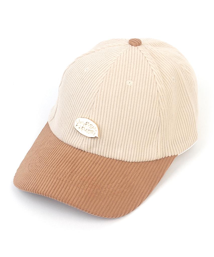 Yunibeosyeolkemiseuteuli Corduroy Ivory Beige Ballcap Corduroy Ballcap