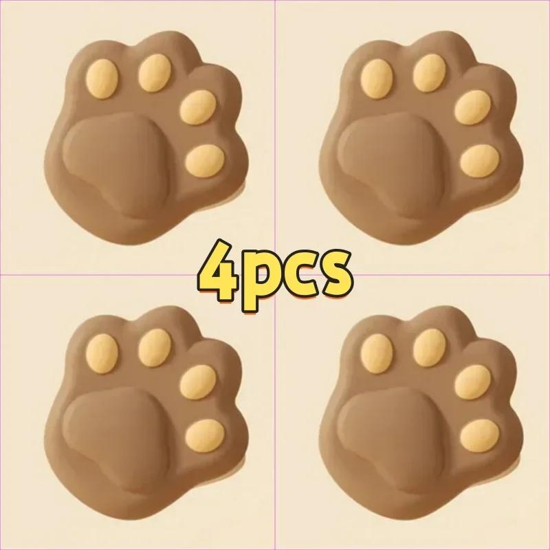 4pcs Right Angle Table Bumper Protector Pointed Angle Table Anti-Knock Wrap Edge Protection Cat's Paw