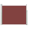 Retractable Side Awning 140*500 cm Brown
