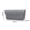 Visor Sunglasses Holder PU Leather Auto Eyeglasses Protective Storage Case Car Glasses Holder For RV Truck Sedan Automotive