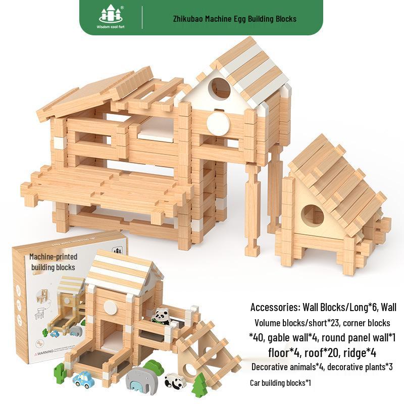 

Luban Mortise & Tenon Building Set: Enhance Creativity, Space Construction, and Hands-On Skills for Early Education