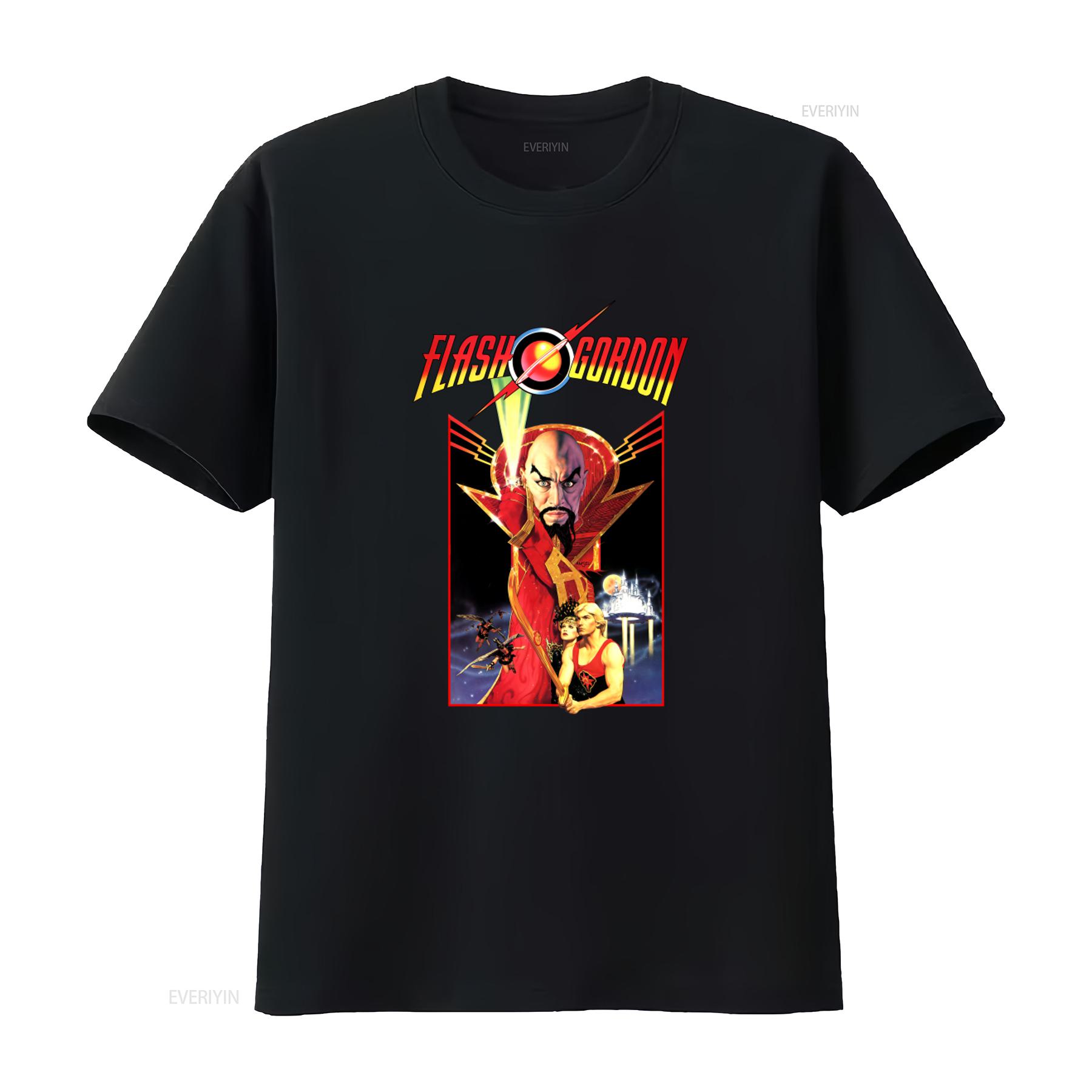 

Flash Gordon V1 Poster Mens T Shirt Available in All Sizes from S to 5XL vintage Washed Slightly Versatile 4XL