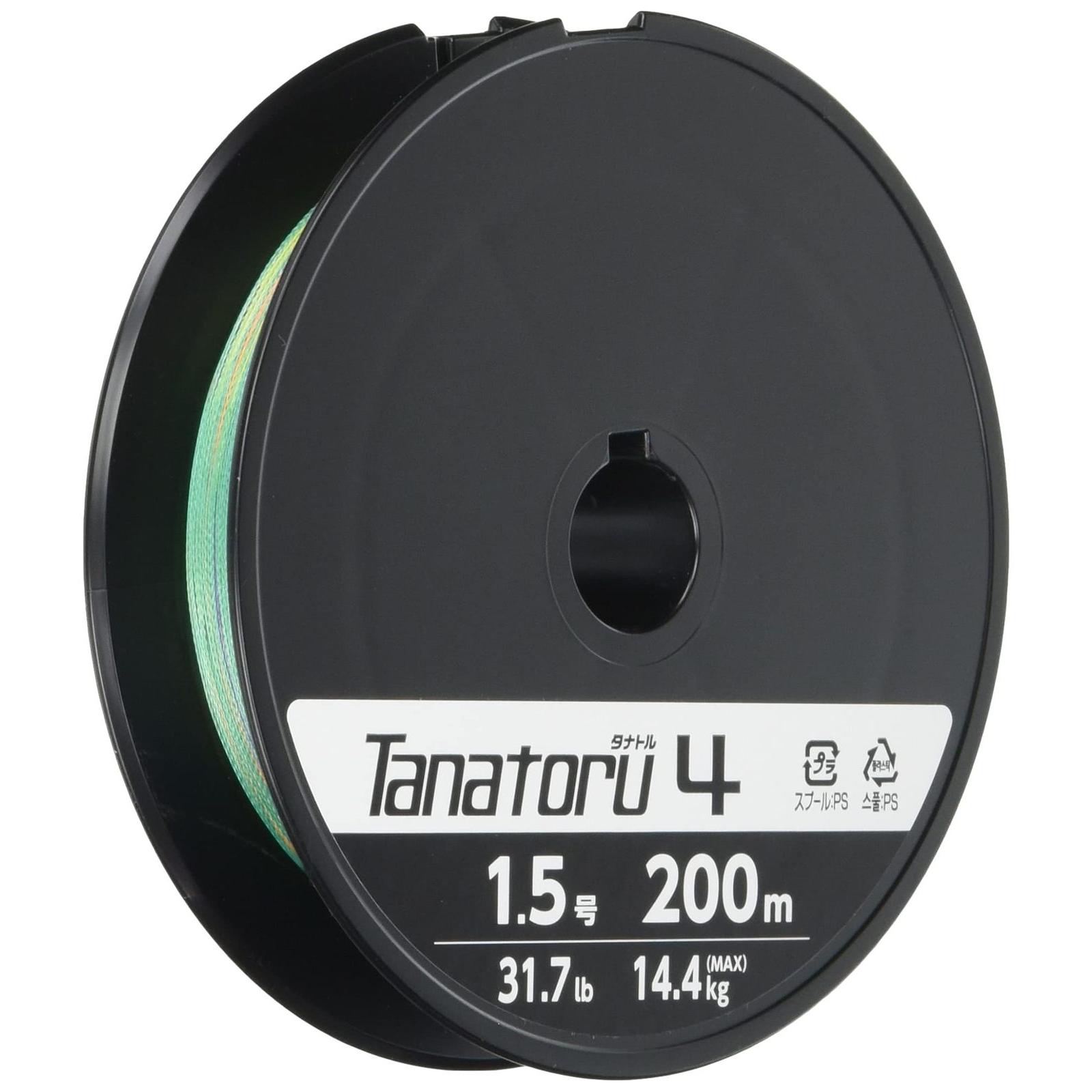 Used New SHIMANO PE Line Tanator 4 200m No. 2.0 38.7lb PL-F64R Fishing Line Line No. 2