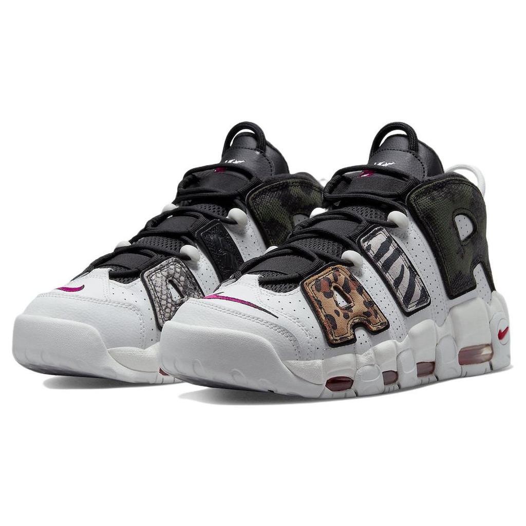 Nike Air More Uptempo Tunnel Walk Sneakers Unisex Wielokolorowe Summit-White University-Red DZ4838-100